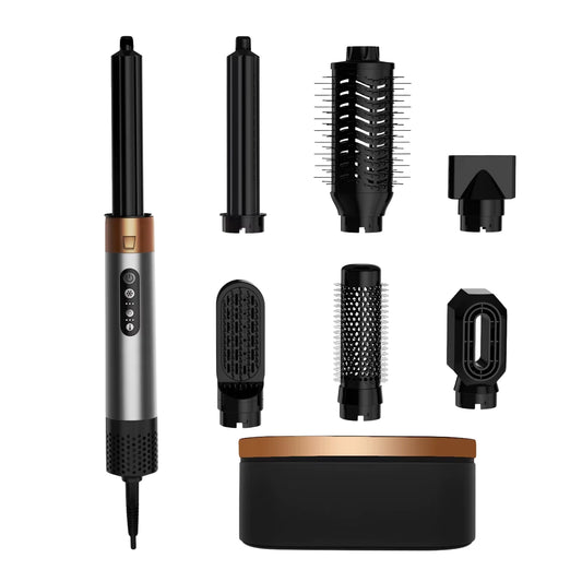 Premium Multistyler 6 in 1 – airstyler med 7 munnstykker for volum, krøller og glans 2